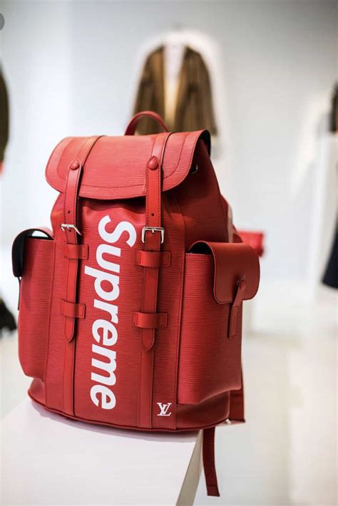 supreme lv backpack real vs fake|louis vuitton false supreme x.